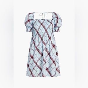Hill House Athena nap dress in Matilda Plaid XS